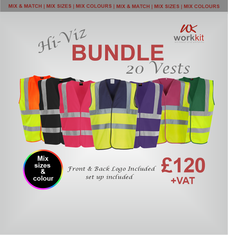 ProRTX - Hi Vis Coloured Vests x 20