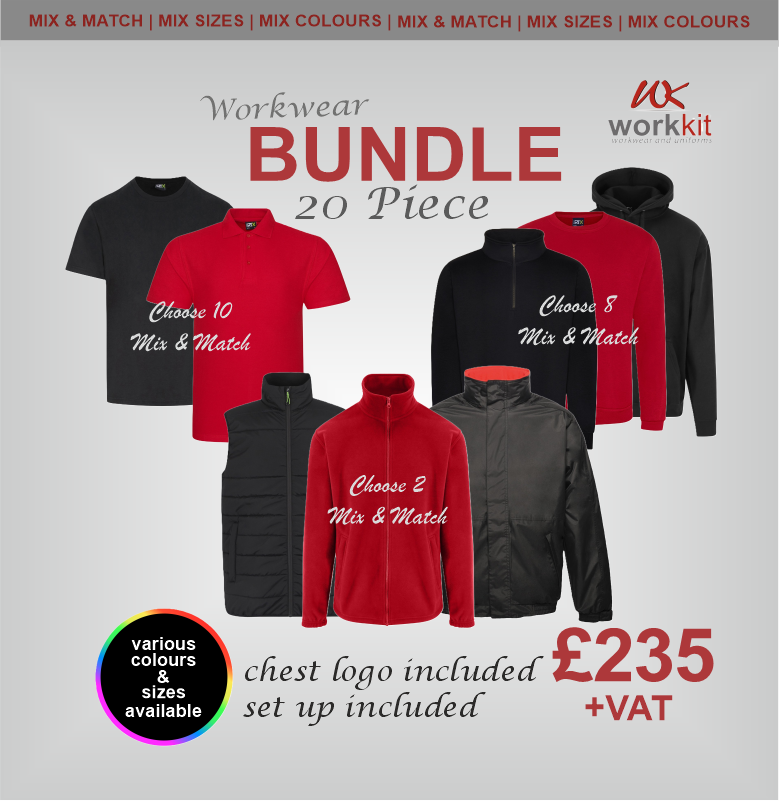 20 Piece Workwear Bundle