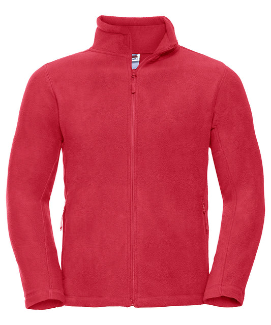 Classic Red - Full-zip outdoor fleece