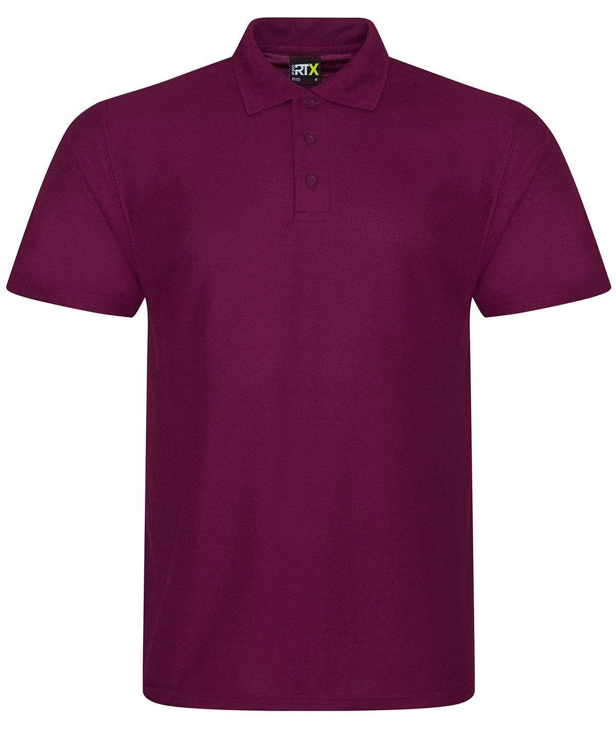 Burgundy - Pro polyester polo