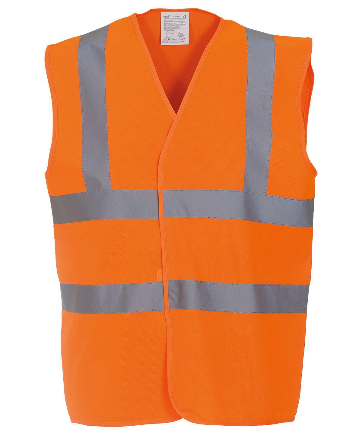 Orange* - Hi-vis 2-band-and-braces waistcoat (HVW100)