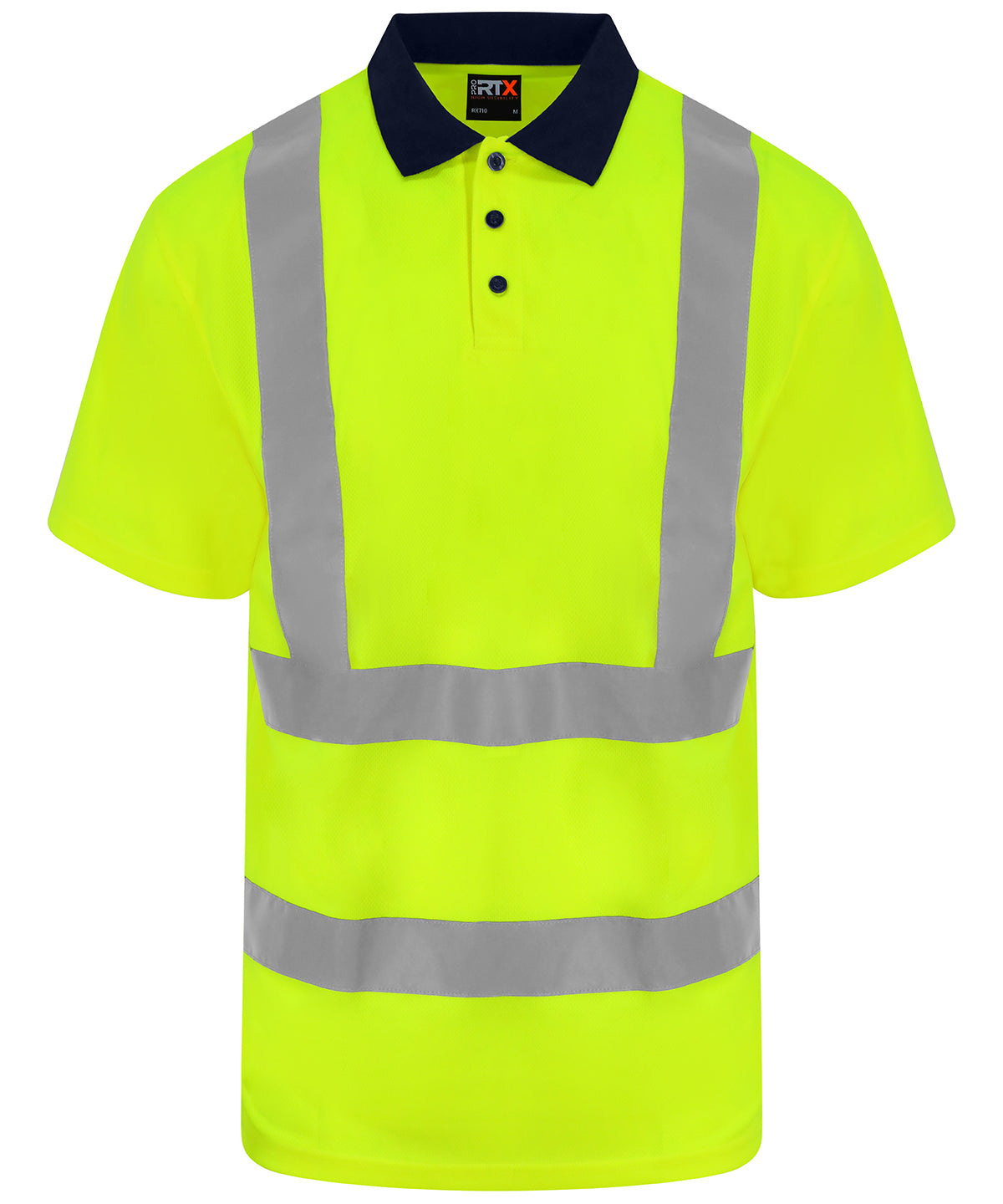 Yellow/Navy - High visibility polo