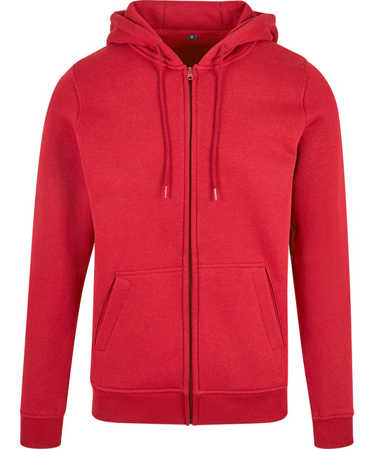 City Red - Heavy zip hoodie