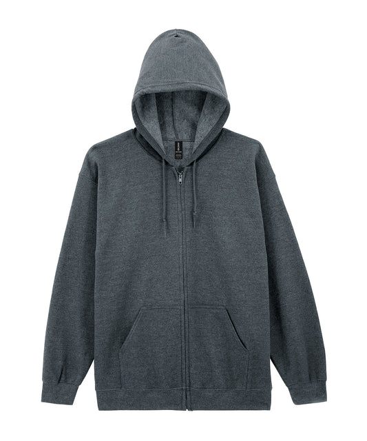 Dark Heather* - Heavy Blend™  full zip hooded sweatshirt
