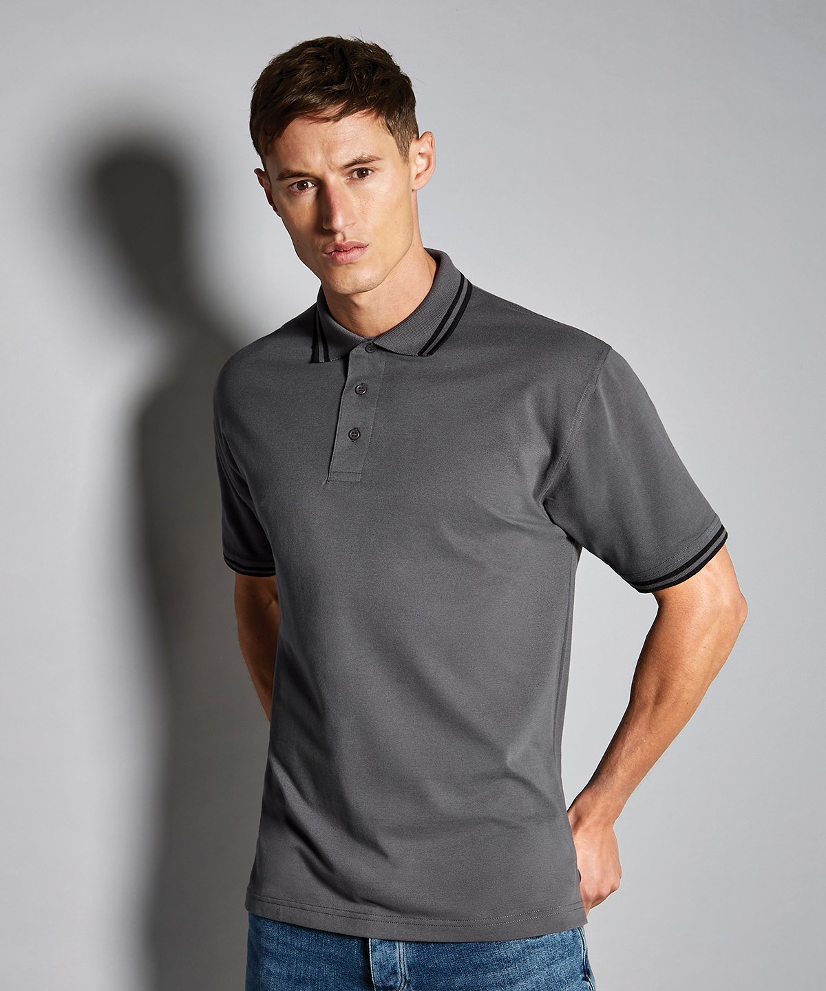 Kustom Kit - Tipped collar polo (classic fit)
