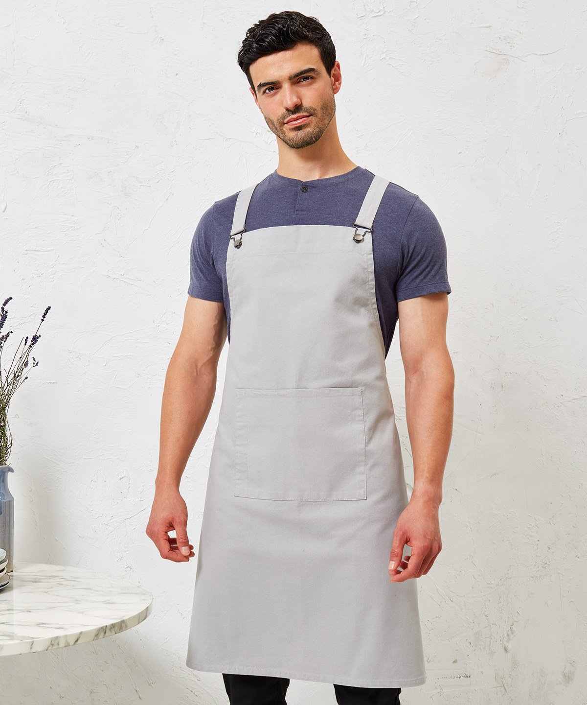 Premier - Cross back 'barista' bib apron