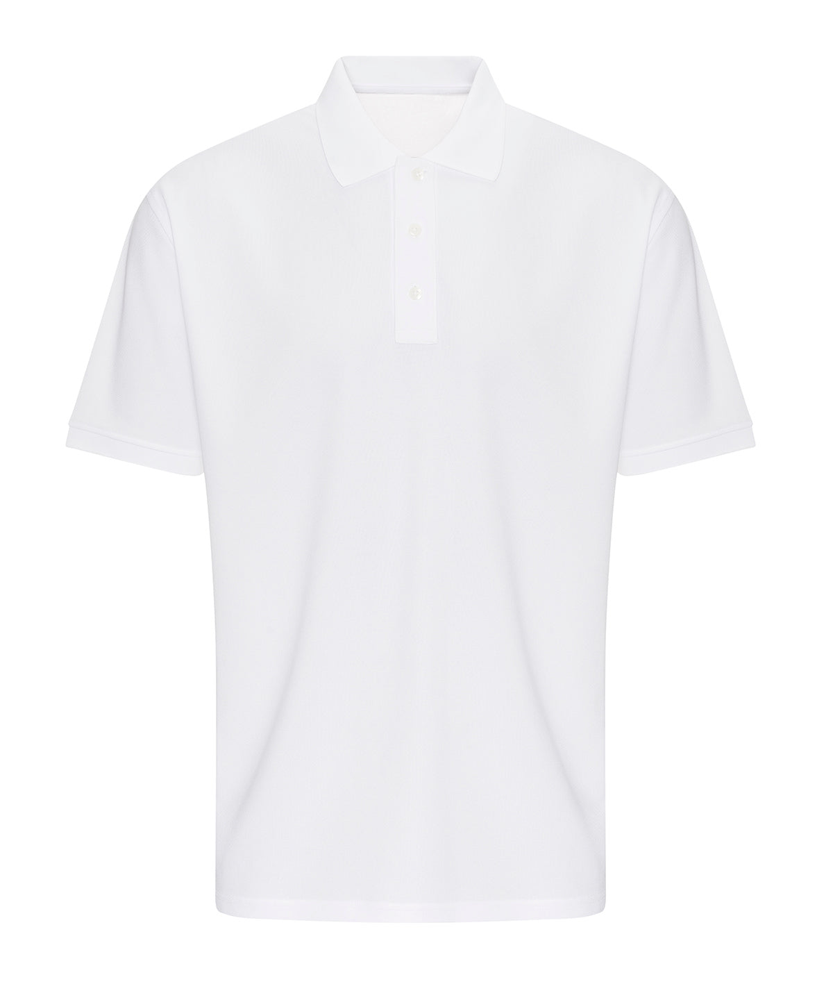 White - Pro wicking polo