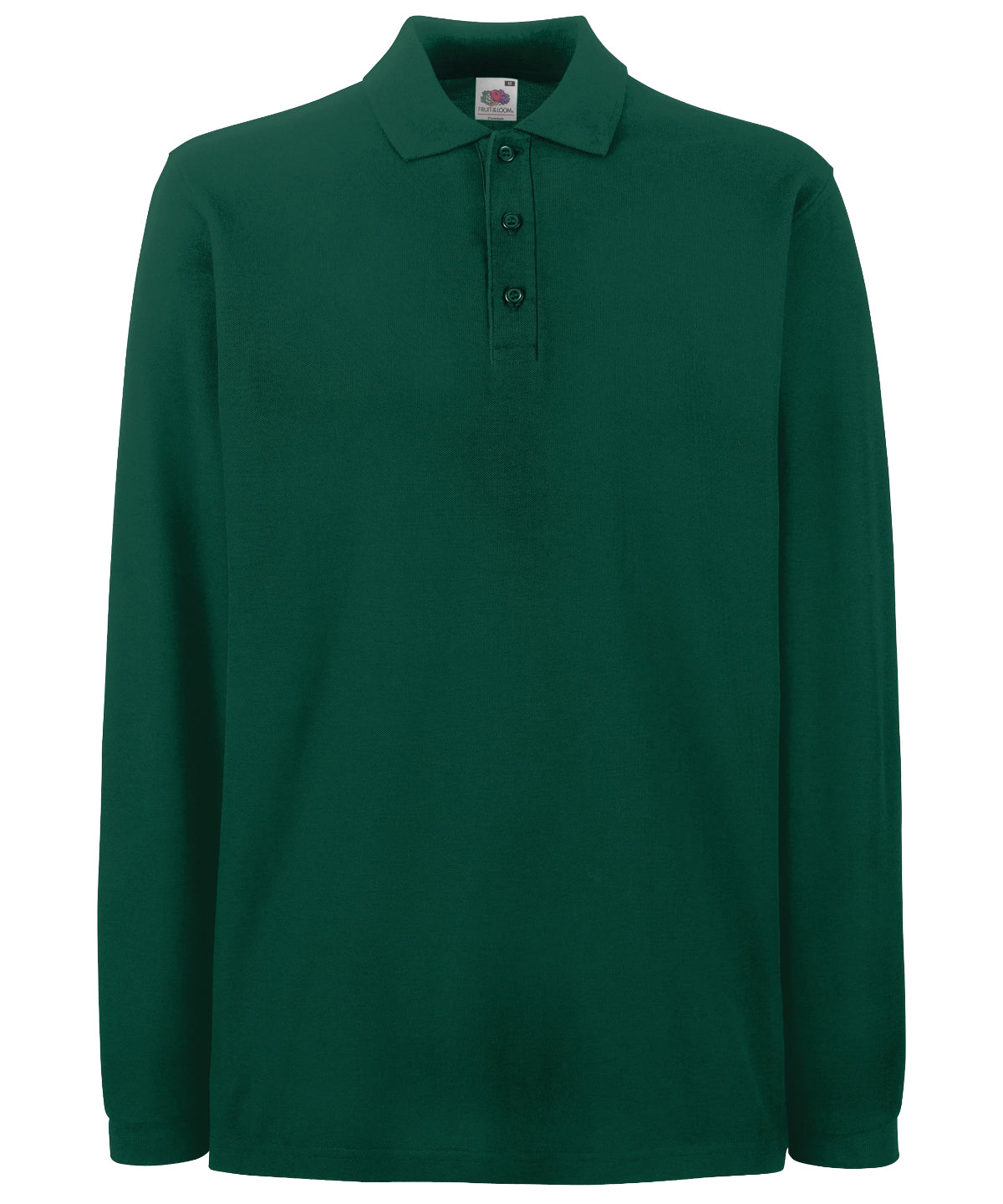 Forest Green - Premium long sleeve polo