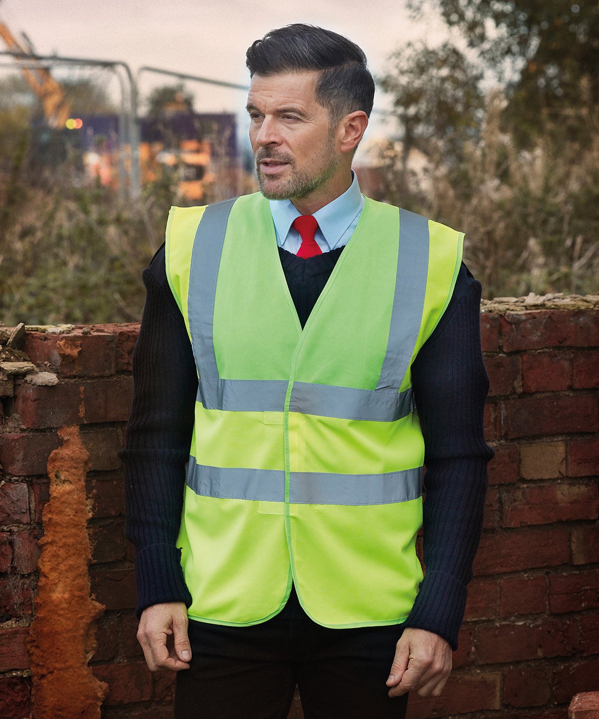 YOKO - Hi-vis 2-band-and-braces waistcoat (HVW100)