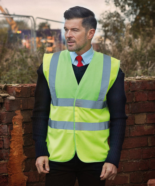 YOKO - Hi-vis 2-band-and-braces waistcoat (HVW100)
