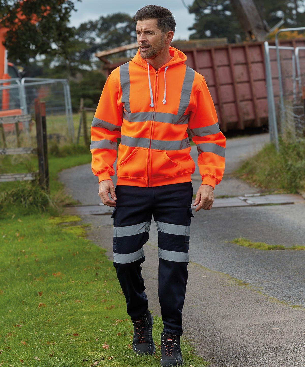 YOKO - Hi-vis zip hoodie (HVK07)