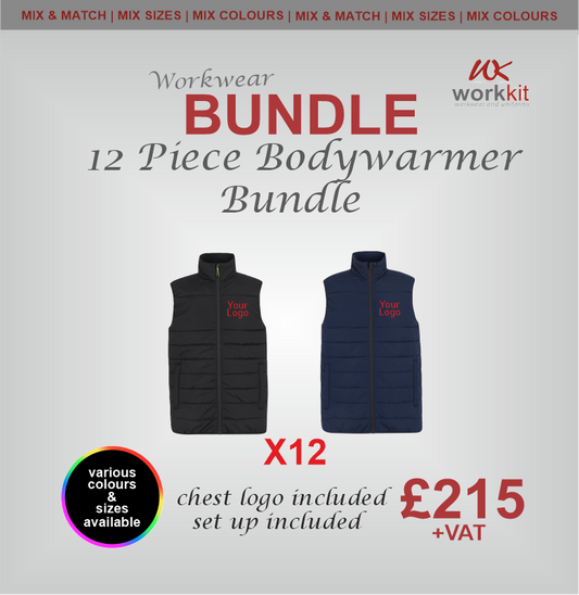 12 Piece Bodywarmer Bundle (RG642 Regatta Essential Thermal Bodywarmer)