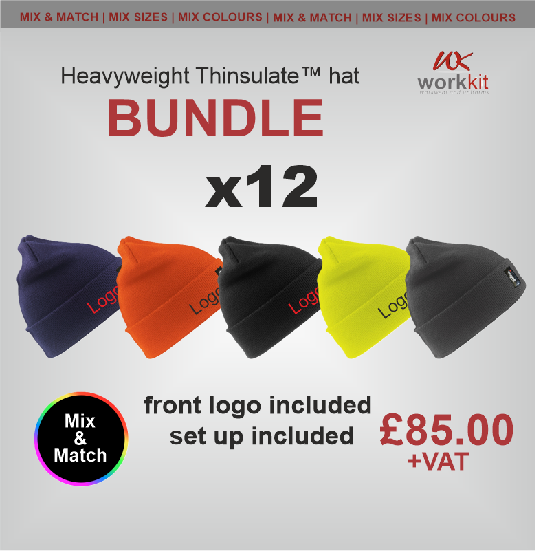 Result Heavyweight Thinsulate™ hat RC033 Bundle x 12