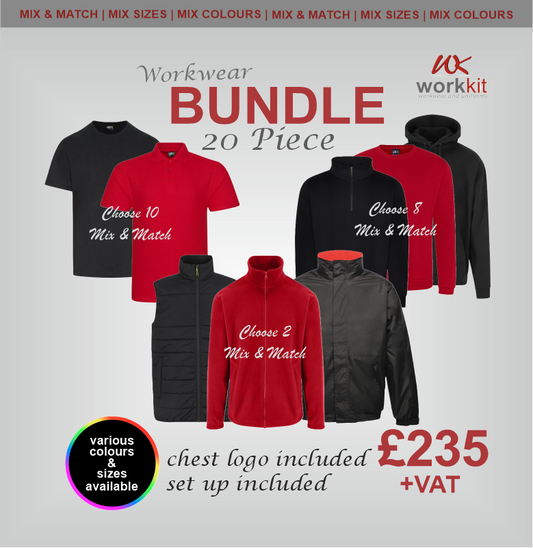 20 Piece Workwear Bundle