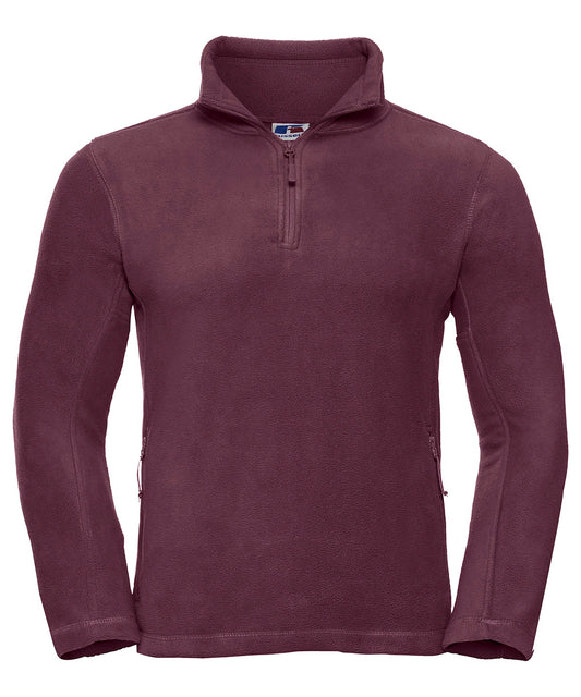 Burgundy - ¼-zip outdoor fleece