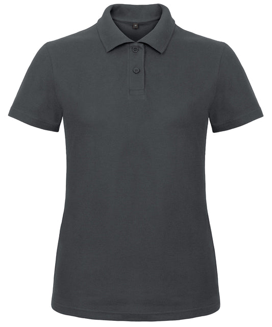 Anthracite - B&C ID.001 polo /women