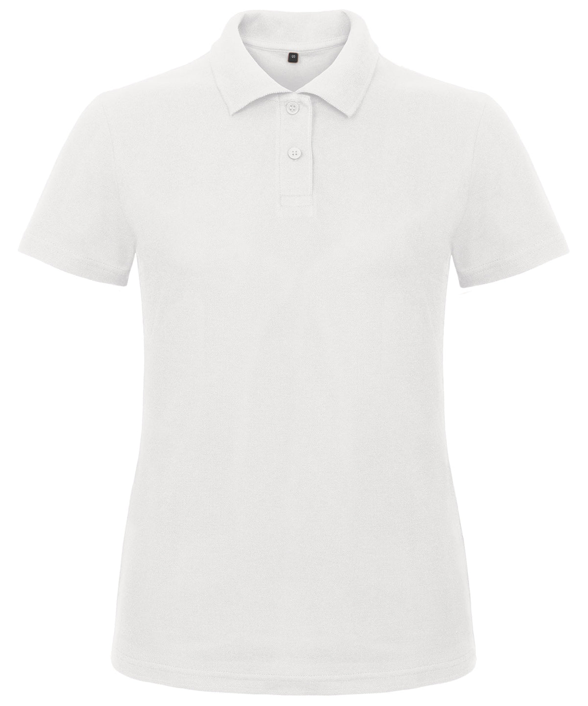 White - B&C ID.001 polo /women
