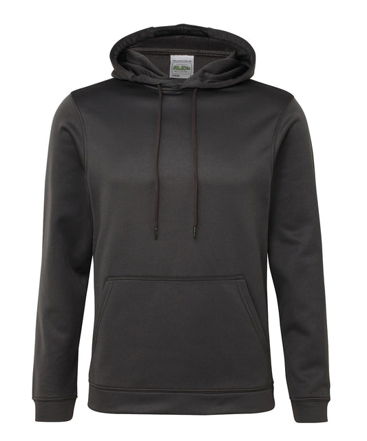 Steel Grey - Sports polyester hoodie