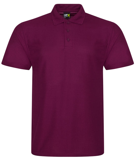 Burgundy - Pro polyester polo