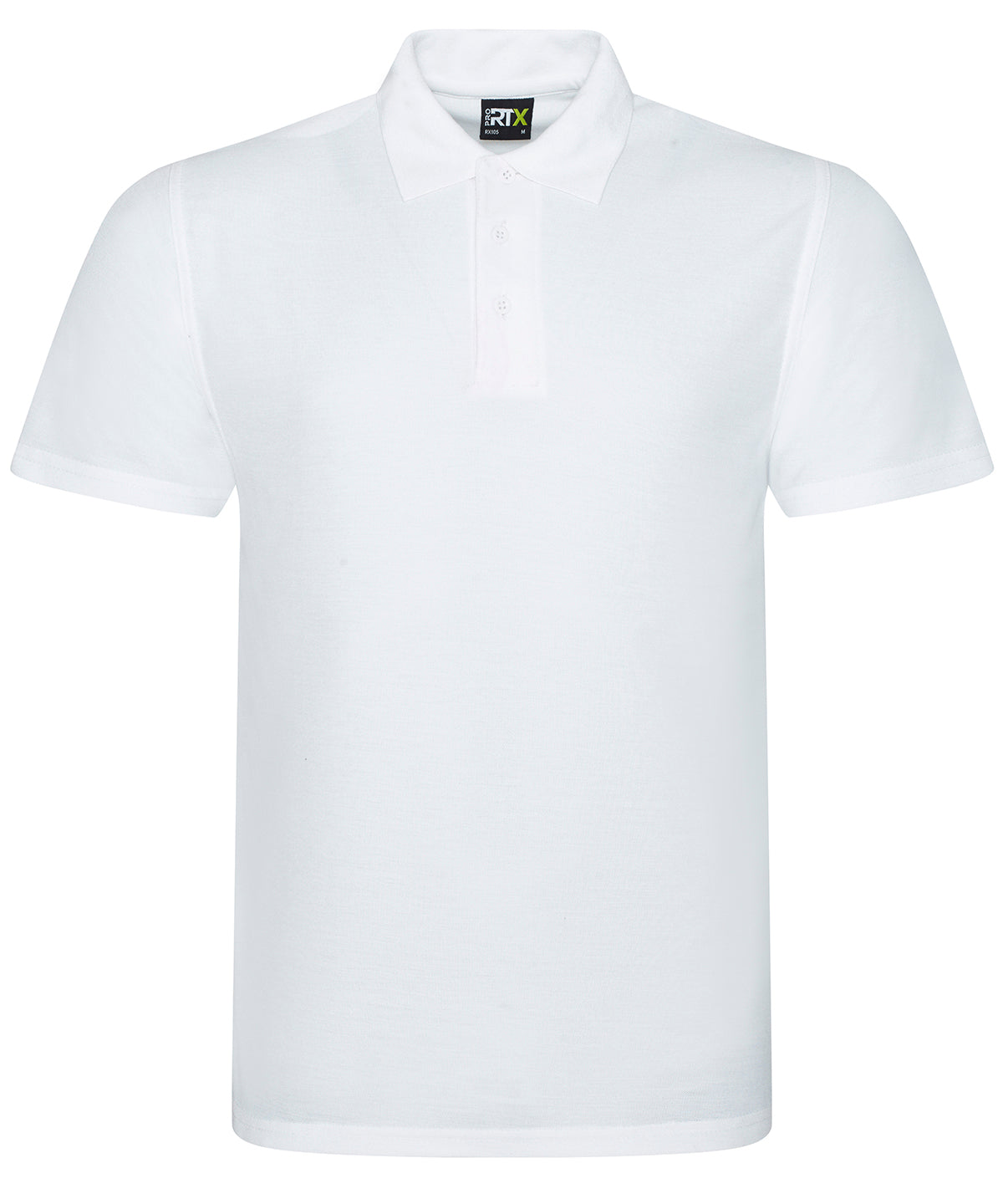 White - Pro polyester polo