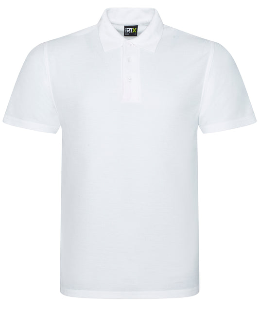 White - Pro polyester polo