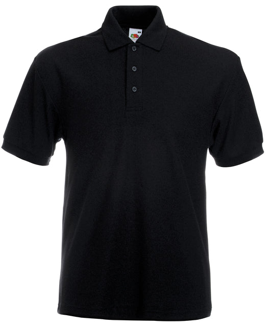 Black - Heavyweight 65/35 polo