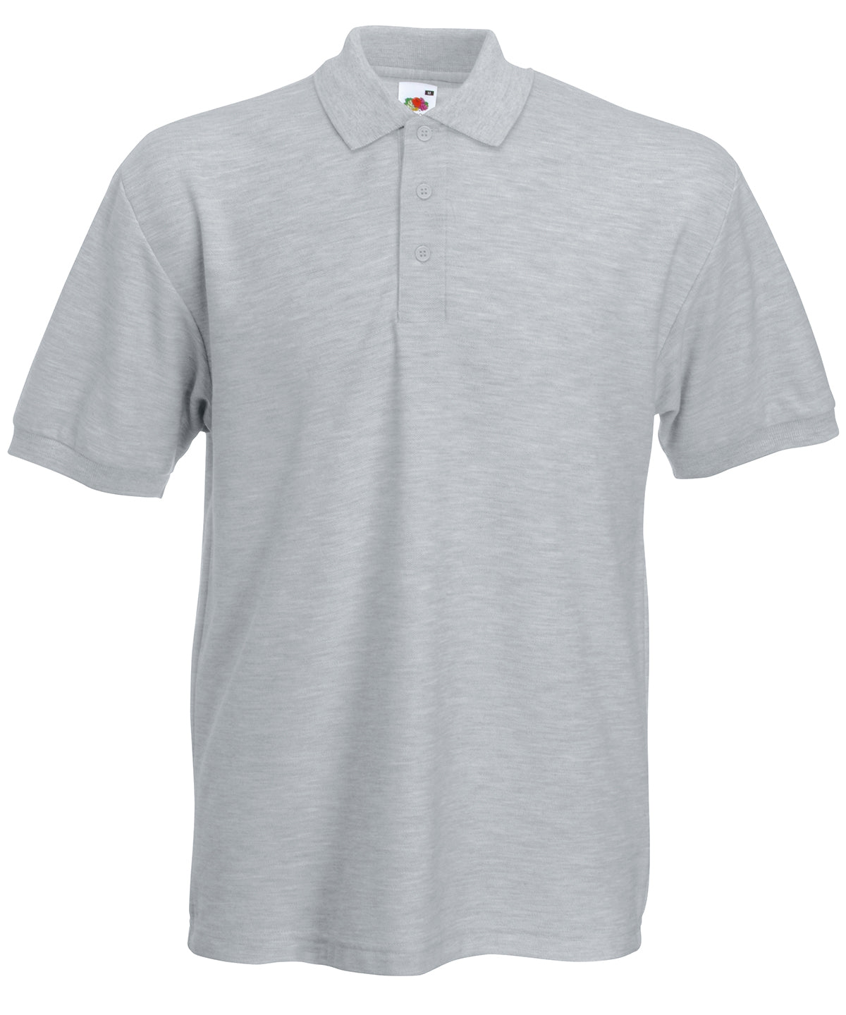 Heather Grey* - Heavyweight 65/35 polo