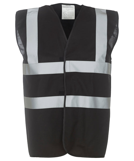 Black* - Hi-vis 2-band-and-braces waistcoat (HVW100)