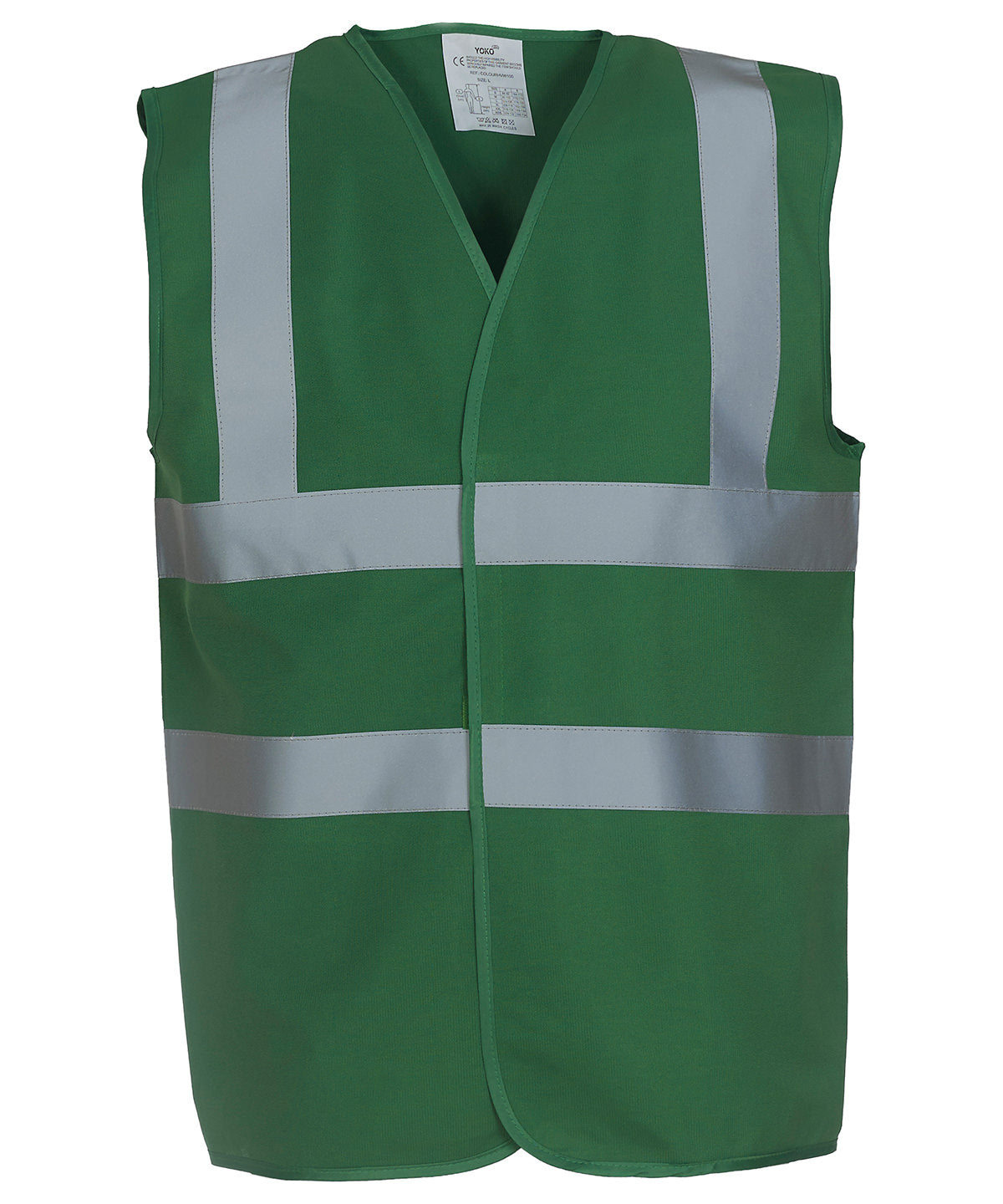 Paramedic Green - Hi-vis 2-band-and-braces waistcoat (HVW100)