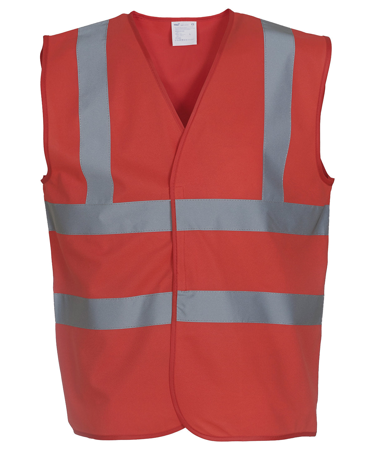 Red* - Hi-vis 2-band-and-braces waistcoat (HVW100)