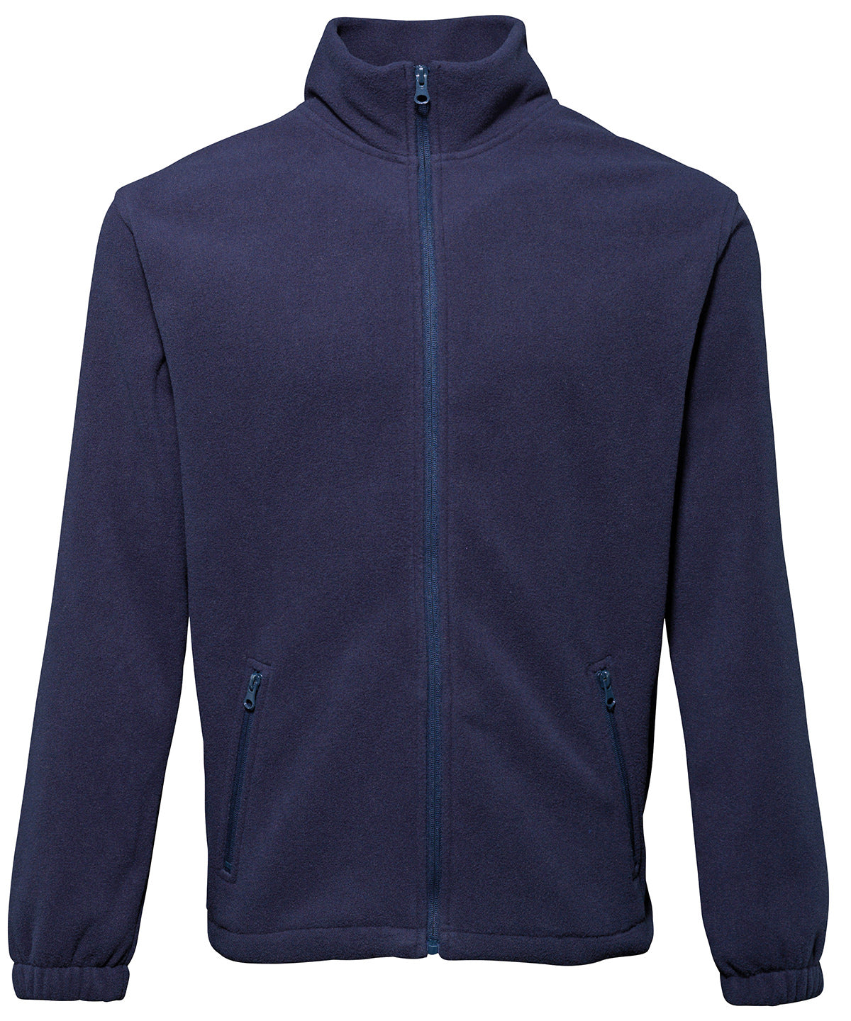 Navy - Full-zip fleece