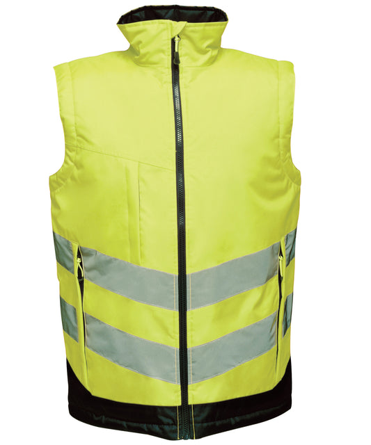 Yellow/Navy - High-vis pro bodywarmer