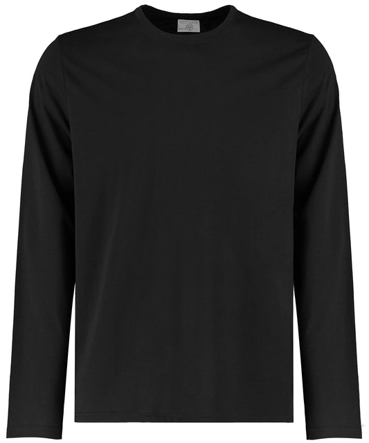 Black - Long sleeve Superwash® 60°C tee (fashion fit)