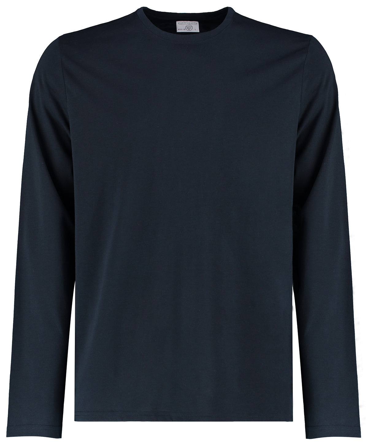 Navy - Long sleeve Superwash® 60°C tee (fashion fit)