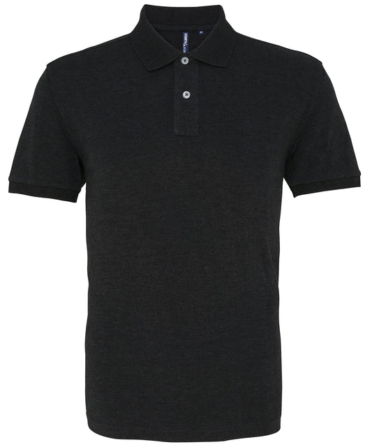Heather Black - Men's Classic fit polo