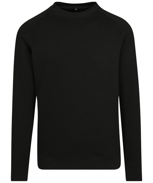 Black - Raglan sweat crew neck