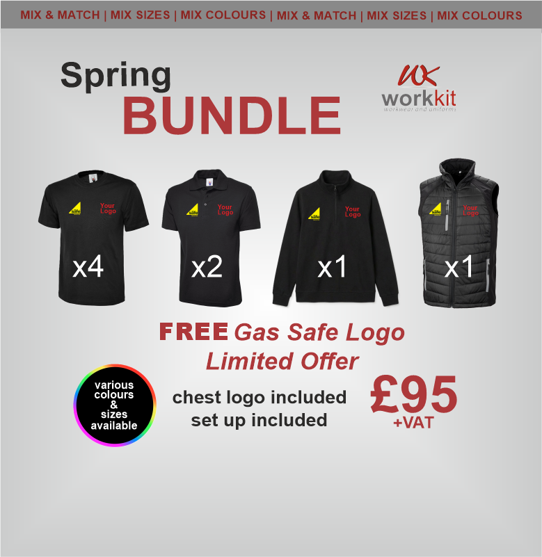 8 Piece Spring Bundles with FREE Gas safe Logo, limited offer