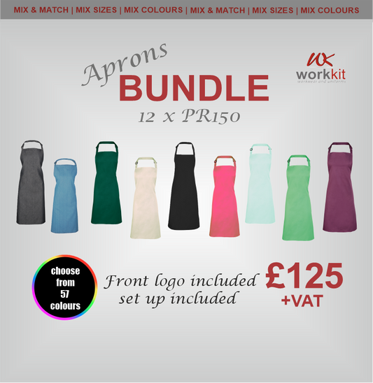 12 Piece Apron PR150 Bundles