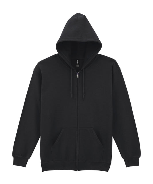 Black*† - Heavy Blend™  full zip hooded sweatshirt