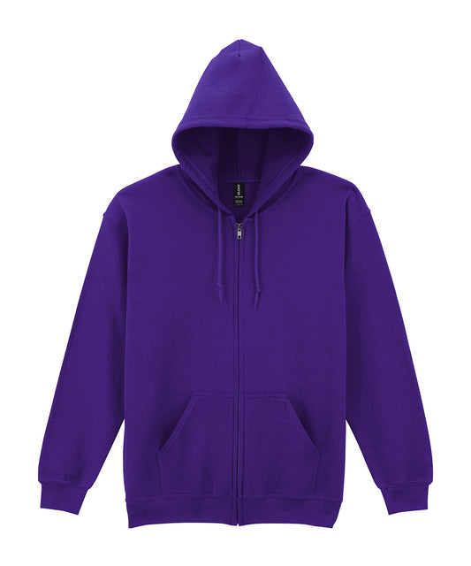 Purple* - Heavy Blend™  full zip hooded sweatshirt