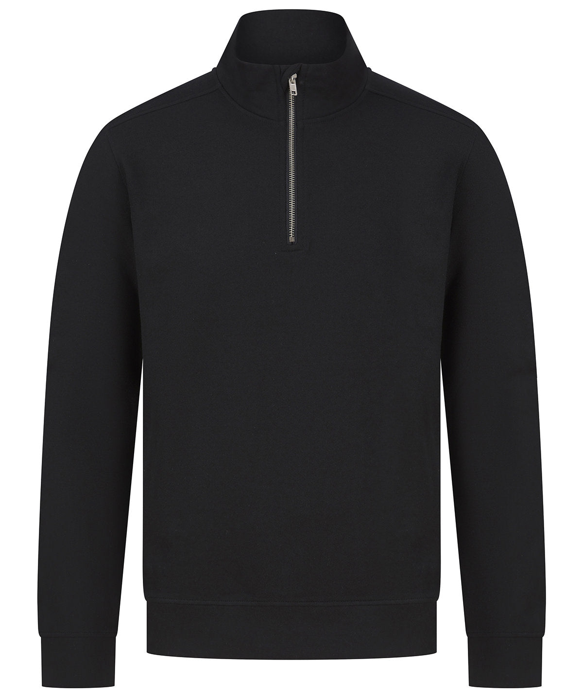 Black - Unisex sustainable ¼-zip sweatshirt