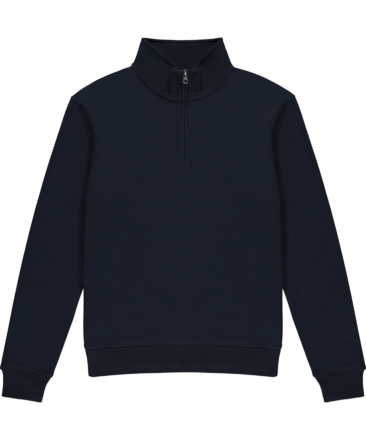 Navy - Regular fit ¼-zip sweatshirt