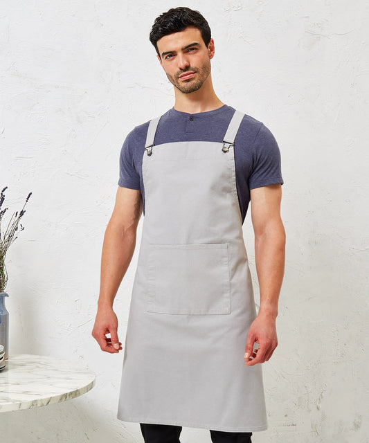 Premier - Cross back 'barista' bib apron