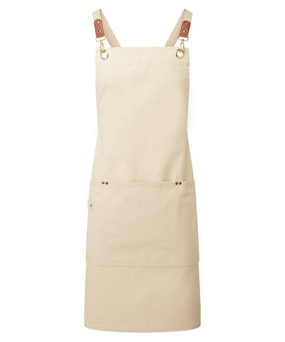 Clip ‘n’ Clasp cross-back bib apron