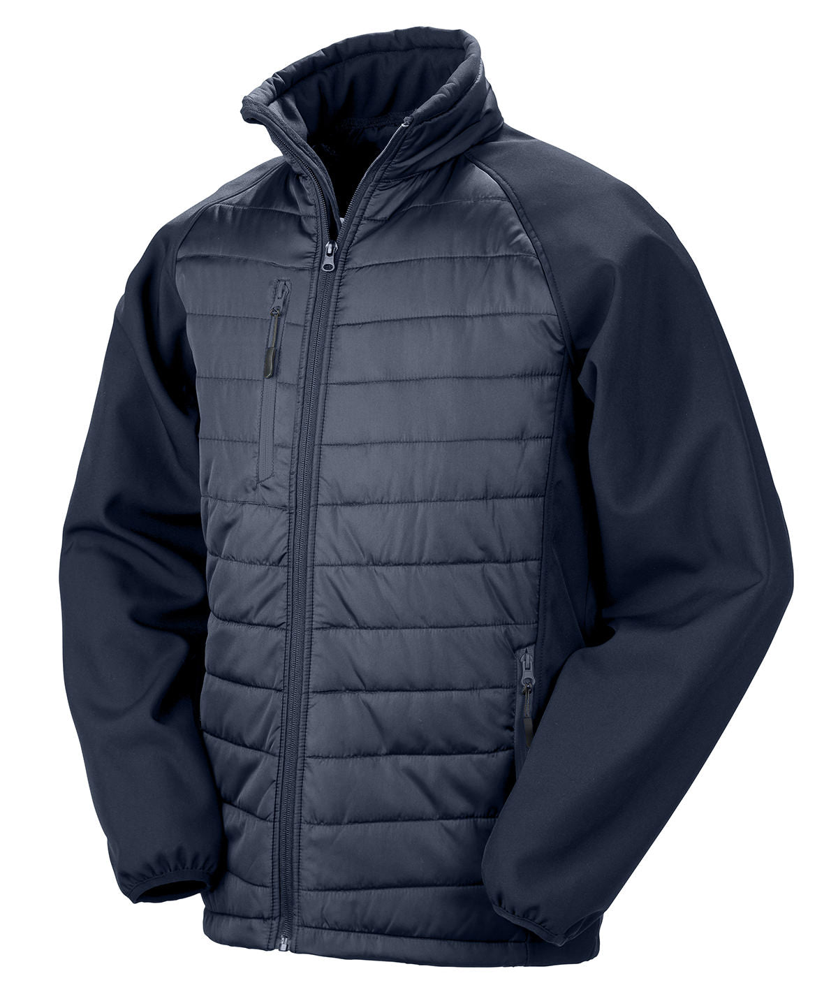 Navy/Navy - Compass padded softshell jacket