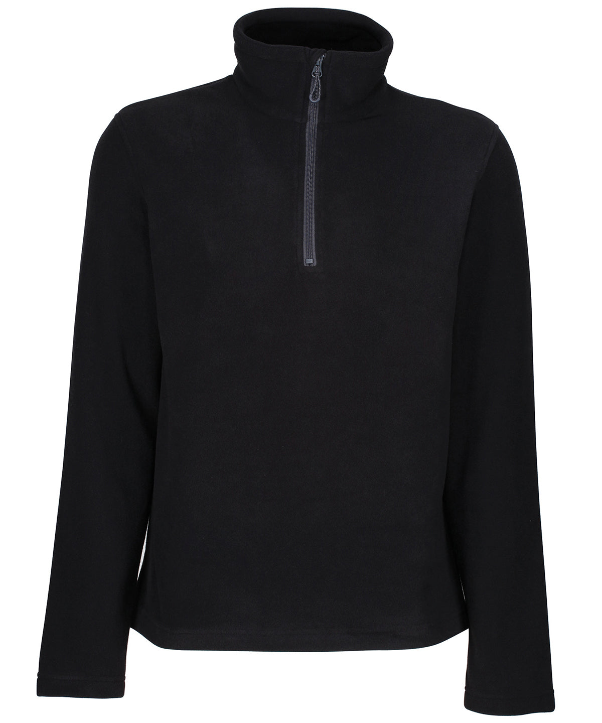 Black - Honestly made recycled half zip fleece