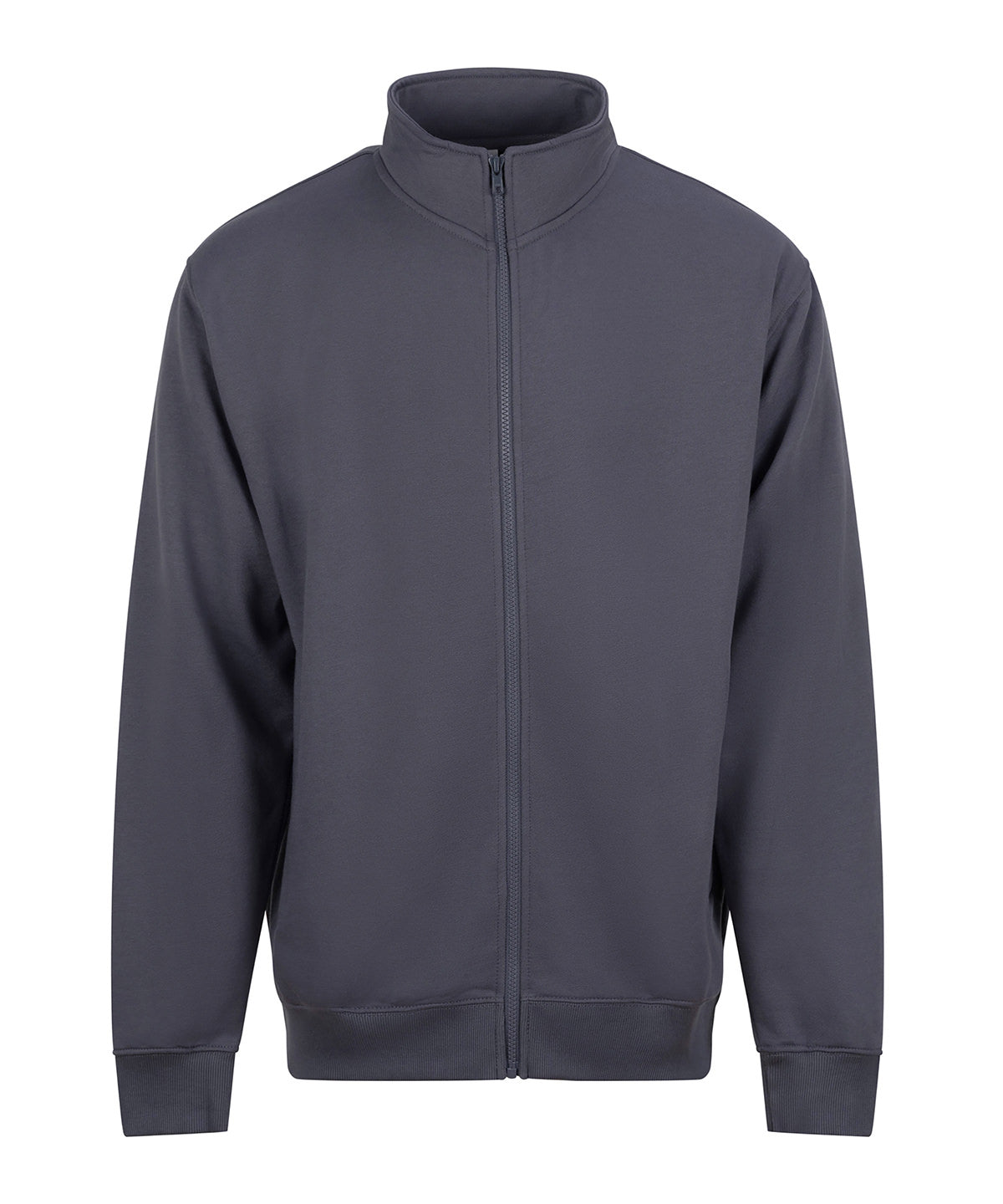 Solid Grey - Pro full-zip sweatshirt