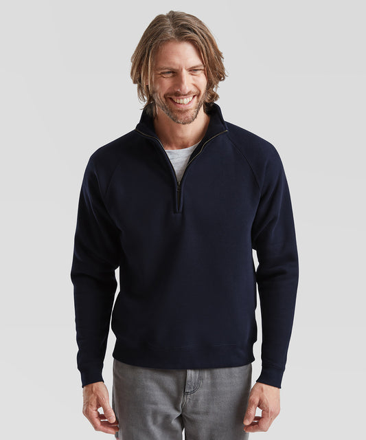 Fruit of the Loom - Premium 70/30 zip-neck sweatshirt