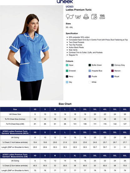 Uneek Ladies Heavyweight Tunic