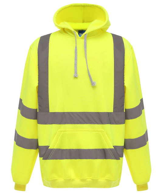 Yellow - Hi-vis pull-over hoodie (HVK05)